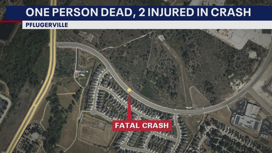 1 dead, 2 injured in Pflugerville crash